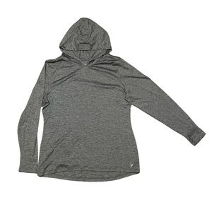 Gray XXL Old Navy Active Hooded Long Sleeve